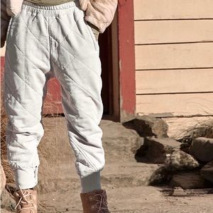 Free People June Bug Quilted Jogger xl